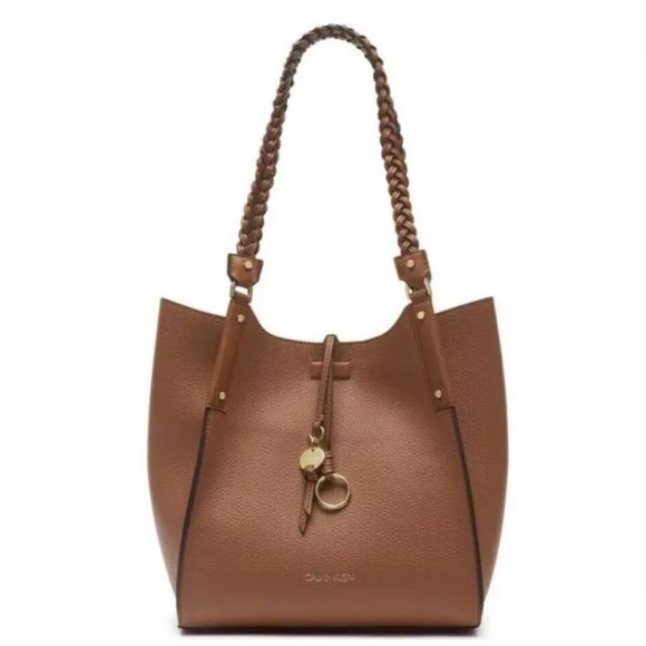 Calvin Klein | Caramel Shelly Tote Shoulder Bag - Picture 1 of 8